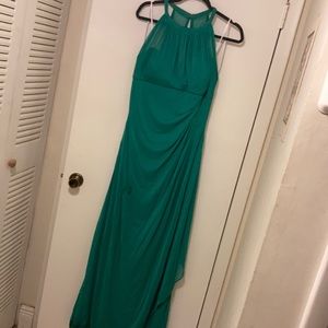 Fancy Emerald Green Elegant Party Wedding Special Occasion Holiday Dress
